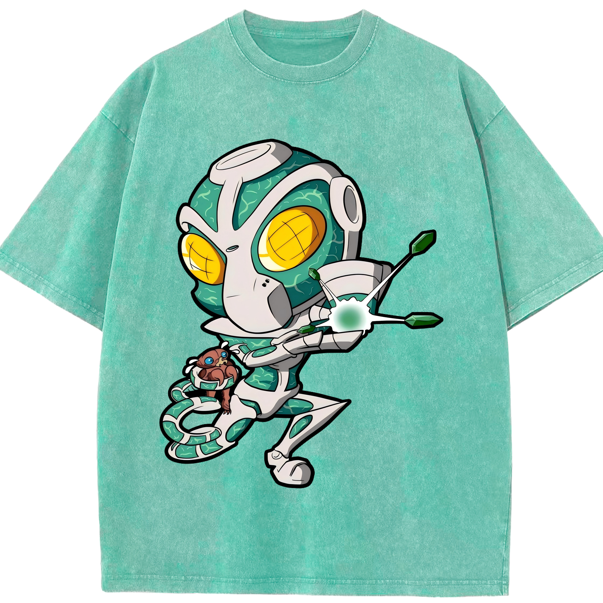 （画像用） ジョジョの奇妙な冒険 花京院 典明（かきょういん のりあき） JoJo's Bizarre Adventure Kakyoin Noriaki 綿100% ヴィンテージ風 半袖Tシャツ（フロントプリント）